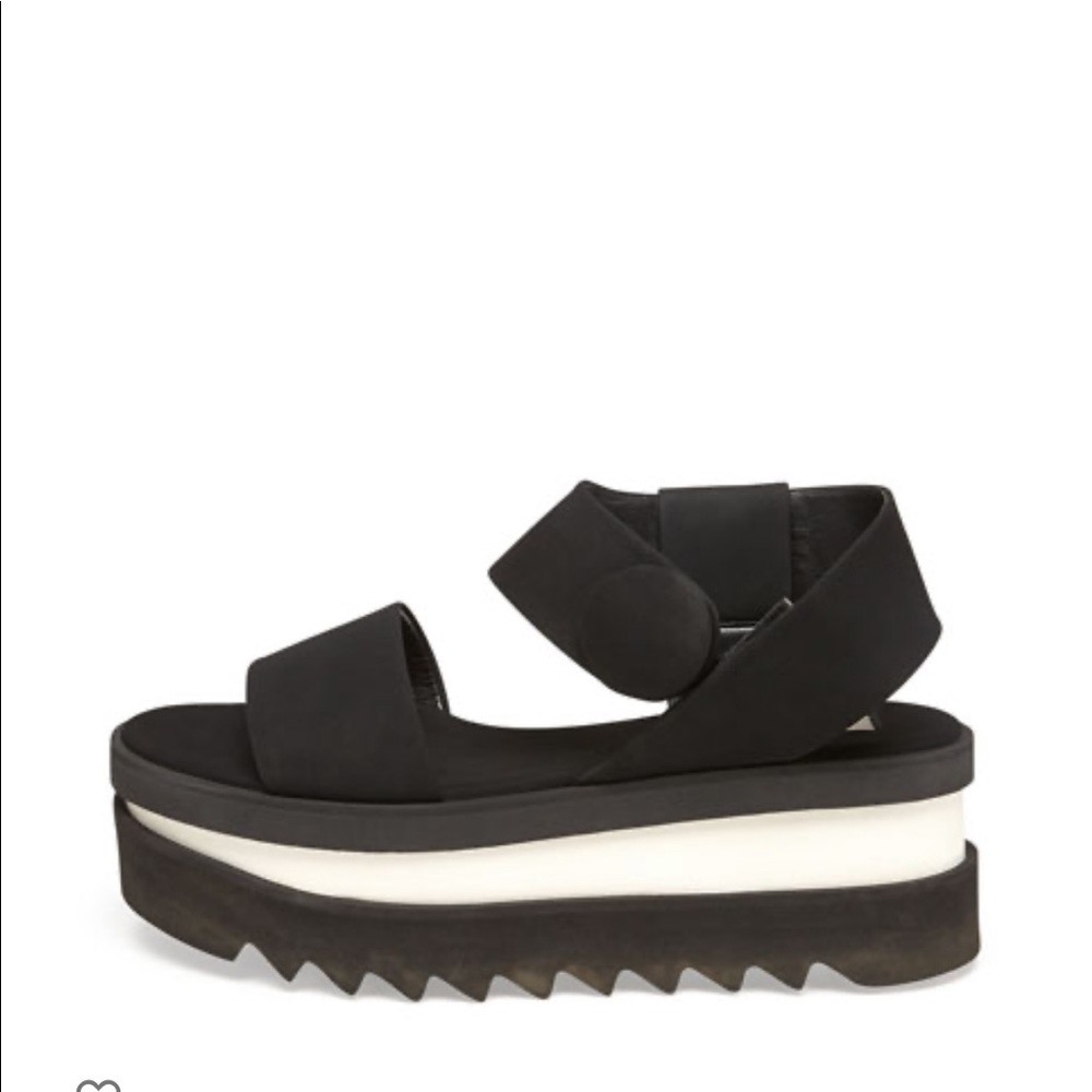 STELLA MCCARTNEY triple platform sandal in noir